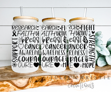 Load image into Gallery viewer, Beer Can Glass, Breast Cancer Awareness Coffee Glass, Soda Can Glass, Beer Can Glass With Lid, Iced Coffee Glass