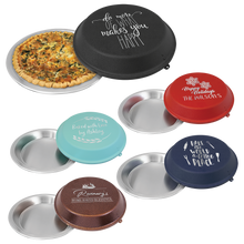 Load image into Gallery viewer, Custom Engraved 9" Pie Pan with Lid
