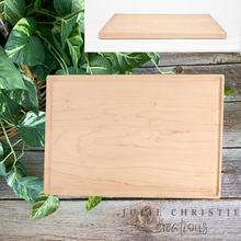 Load image into Gallery viewer, Customized Cutting Board, Bridal Shower Gift, Housewarming Gift, Anniversary Gift, Wedding Gift, Gift For Mom, Gifts For Brides