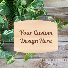 Load image into Gallery viewer, Customized Cutting Board, Bridal Shower Gift, Housewarming Gift, Anniversary Gift, Wedding Gift, Gift For Mom, Gifts For Brides