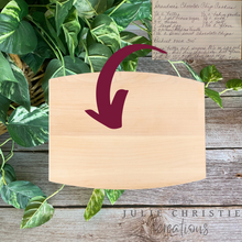 Load image into Gallery viewer, Customized Cutting Board, Bridal Shower Gift, Housewarming Gift, Anniversary Gift, Wedding Gift, Gift For Mom, Gifts For Brides