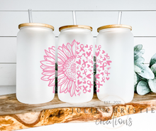 Load image into Gallery viewer, Beer Can Glass, Breast Cancer Awareness Coffee Glass, Soda Can Glass, Beer Can Glass With Lid, Iced Coffee Glass