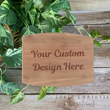 Load image into Gallery viewer, Customized Cutting Board, Bridal Shower Gift, Housewarming Gift, Anniversary Gift, Wedding Gift, Gift For Mom, Gifts For Brides