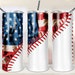 Load image into Gallery viewer, Baseball and Old Glory 20 oz Tumbler
