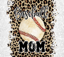 Load image into Gallery viewer, Baseball Mom Leopard Glam 20 oz Tumbler

