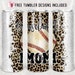 Load image into Gallery viewer, Baseball Mom Leopard Glam 20 oz Tumbler
