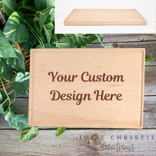 Load image into Gallery viewer, Customized Cutting Board, Bridal Shower Gift, Housewarming Gift, Anniversary Gift, Wedding Gift, Gift For Mom, Gifts For Brides

